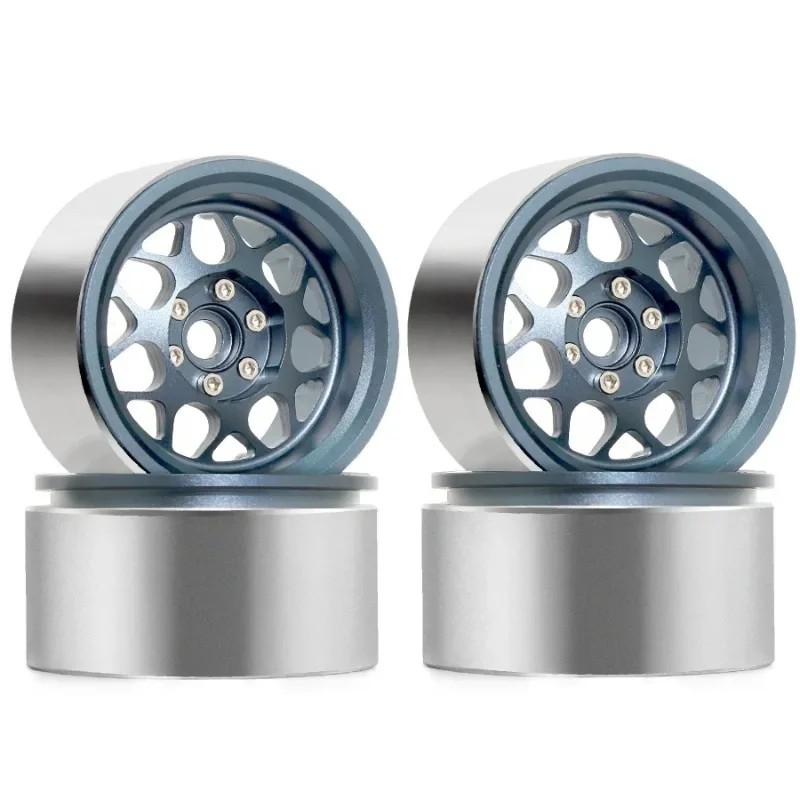 

4pcs Aluminum 2.2" RC Beadlock Wheel Wheel Rim Hex Fit for TRX4 TRX6 SCX10 90046 RR10 Wraith 1/10 RC Crawler Car