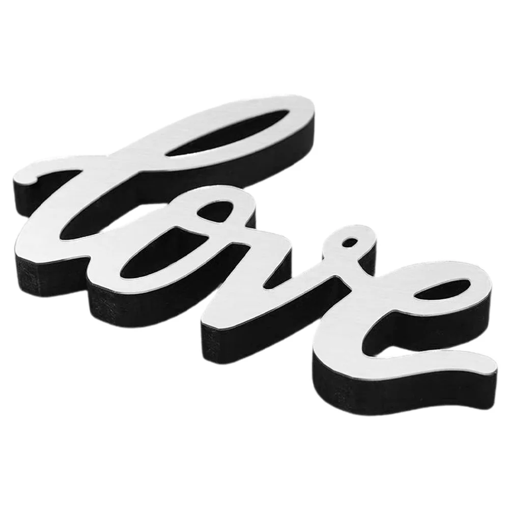 سطح المرآة الاكريليك رسالة مكتب زخرفة الحب علامة ديكور سطح المكتب الاكريليك رسالة ديكور الحب ديكور زخرفة مكتب #5