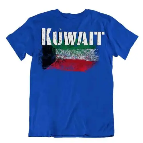 Kuwait flag Tshirt T-shirt Tee top city map land wsords stunning original gift