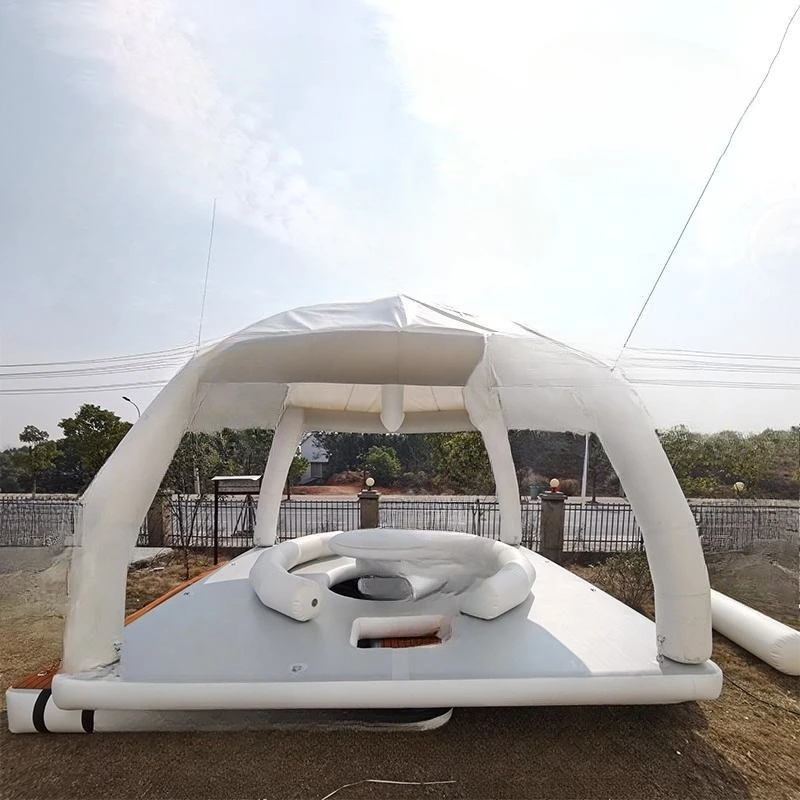 

Leisure Floating Platform Shade Tent Family Outdoor Travel Entertainment Inflatable Floating Platform Floating Bed