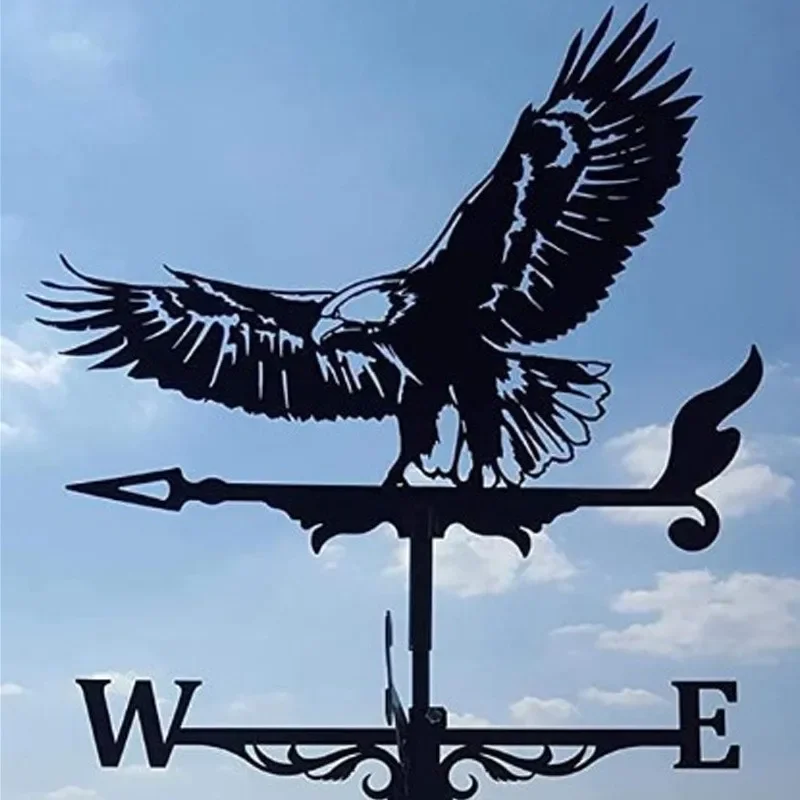 Stainless Steel Rooster Weathervane Weather Vane Yard Garden Barn Ornament Collies Shed Kit Weather Vanes Roofs Dropshipping view 6