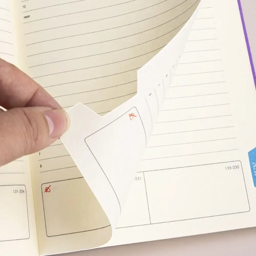 Tragbarer A5 2027 Planer, 365-Tage-Agenda mit monatlichen und wöchentlichen Planungsseiten, effizientes Terminplaner-Notizbuch für Schule, Büro und Arbeit – Detail 5