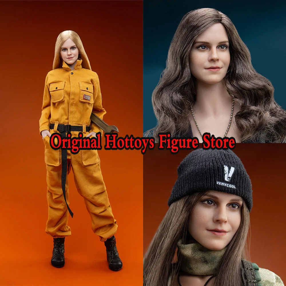 VERYCOOL VCL-1009 1/6 Scale Soldier Head Sculpture European American Female Star Head Carving For 12-inch Action Figure Doll