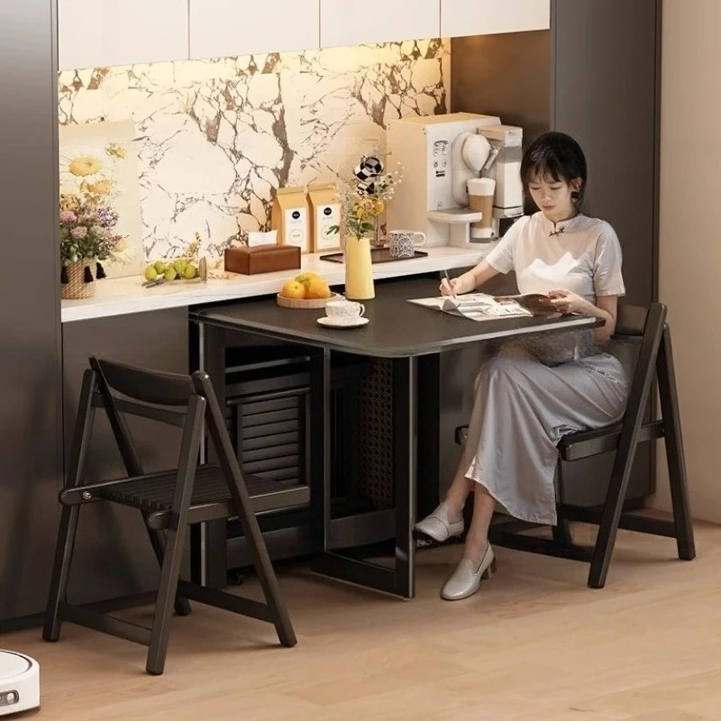 

Multifunction Wooden Dining Table Folding Nordic Design Simple Dining Table Family Modern Muebles Para El Hogar Furnitures