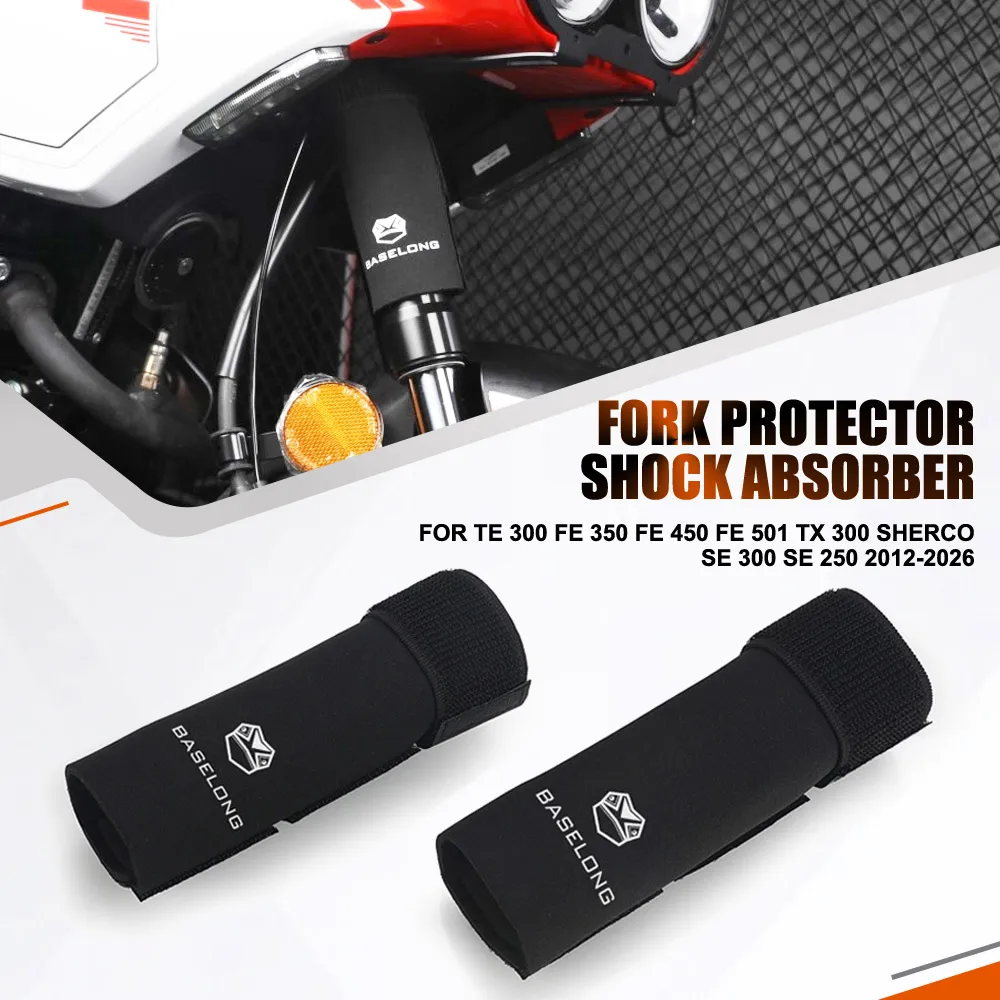 

Front Fork Sock Guard Mud Scraper Kit For Husqvarna TE 300 FE 350 FE 450 FE 501 TX 300 Sherco SE 300 SE 250 2012-2025 2026 2024