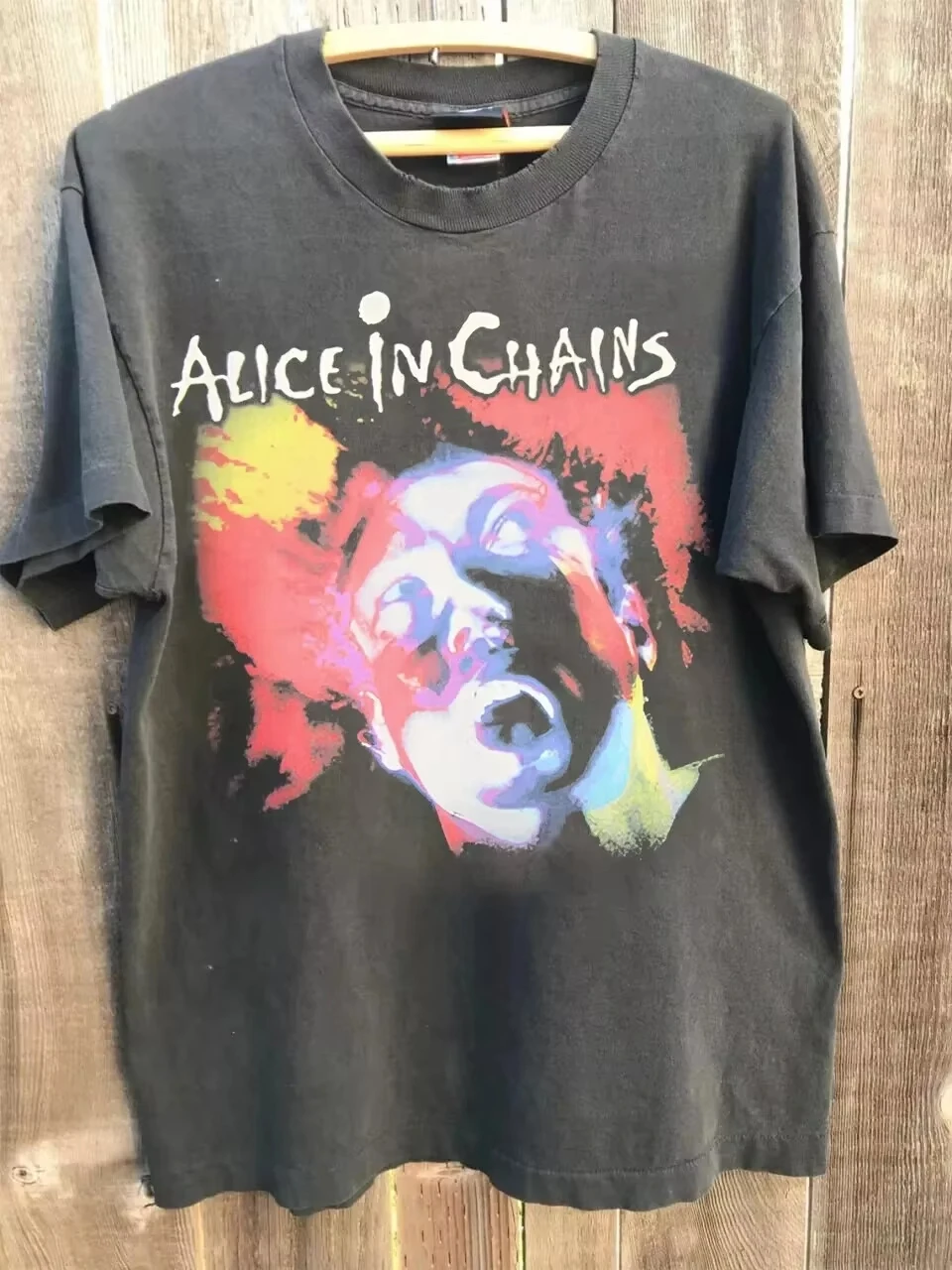 2026 Summer Women's Retro Alice in Chains T-Shirt Unisex Cotton and Breathable Short Sleeve Streetwear Oversized Casual