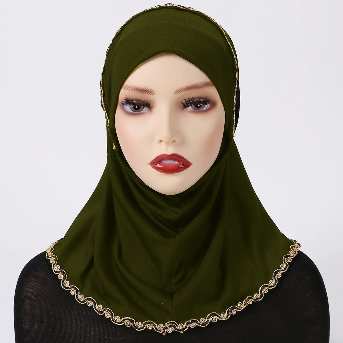 2025 Ramadan Muslim Instant Hijab Woman Undercap Shawls Ready To Wear Hijabs Women Islam Arab Turban Cap