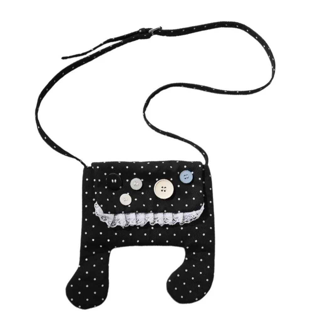 

Hit Color Wave Point Crossbady Bag Original Design Bolsos De Mujer Lace Notes Sac Femme Button Bags for Woman Sweet Cool Bolso