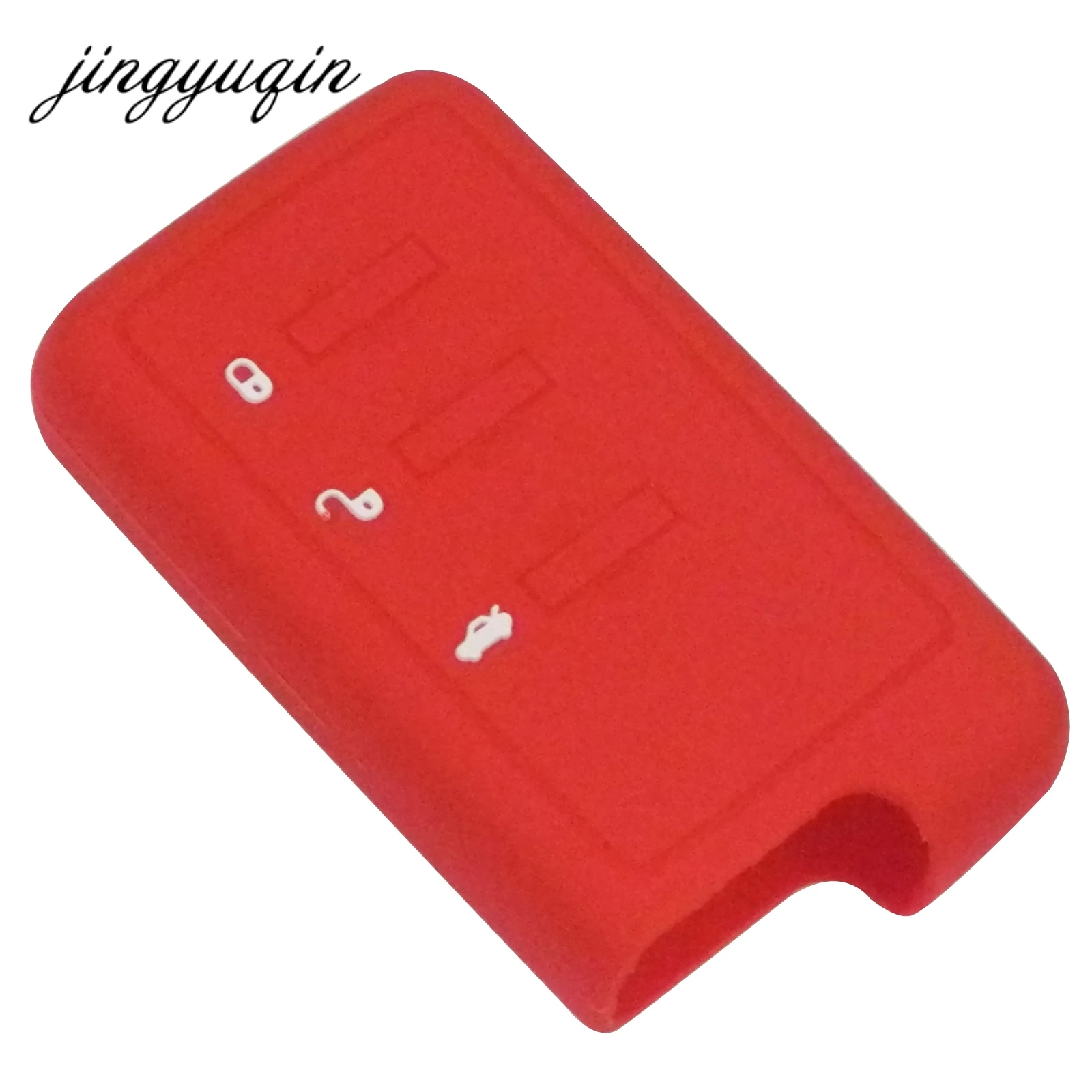 Jingyuqin – housse en Silicone pour clé de voiture, pour Subaru XV Forester Outback Legacy Impreza Mrxsti, 3 boutons, télécommande intelligente