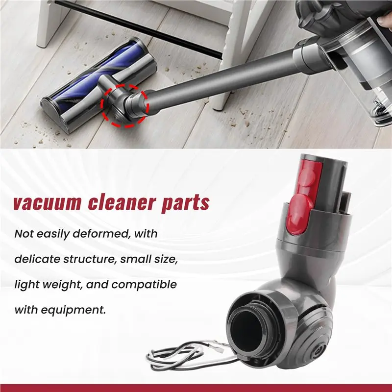 ABSJ-Direct Drive Head Vacuum Cleaner Direct Drive Head For Dyson V8 V10 Floor Brush Replace Accessories Connector