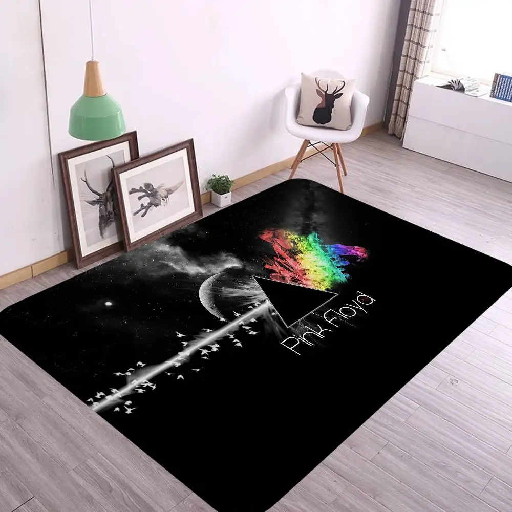 Pink F-Floyd Rock Band Floor Mat INS Style Soft Bedroom Floor House Laundry Room Mat Anti-skid Household Carpets