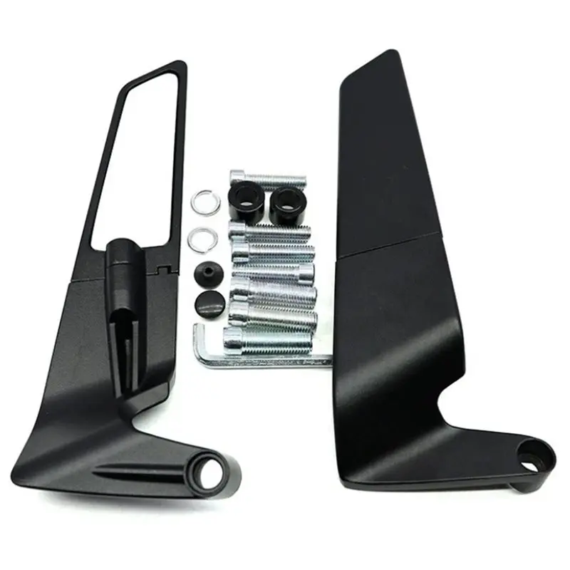 A03Z-Motorcycle Accessories Mirrors Stealth Winglets Mirror To Rotate