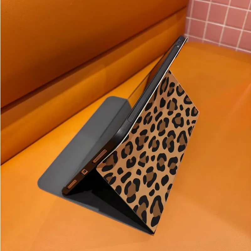 

Чехол для iPad в книжном стиле с леопардовым принтом для iPad 11th Pro 11in, чехол для планшета 10,9 дюйма, 9 10,2 дюйма, 5 6, 9,7 Mini6, противоударный чехол