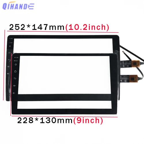 Imagen 2 del producto 2.5D 10,2/9 pulgadas para Srnubi K3 T3 T3L plus /T6 S18 Radio de coche reproductor de vídeo Multimedia navegación GPS Android Panel de pantalla táctil