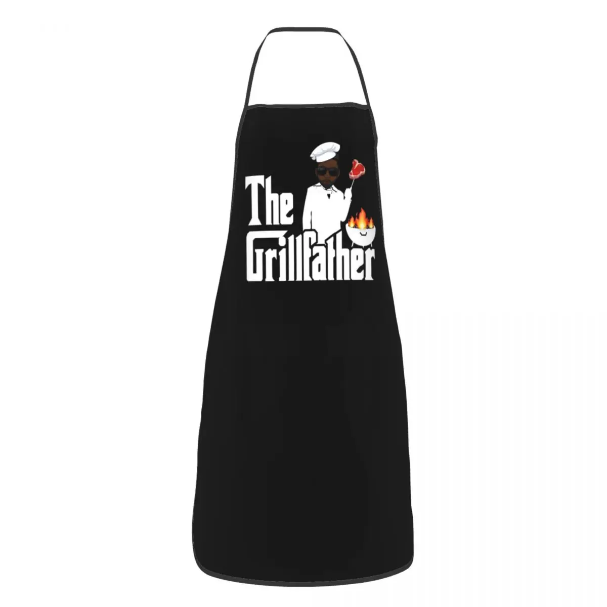 The Grillfather BBQ Master Apron for Men Women Unisex Adult Chef Kitchen Cooking Grill Father Tablier Cuisine Gardening