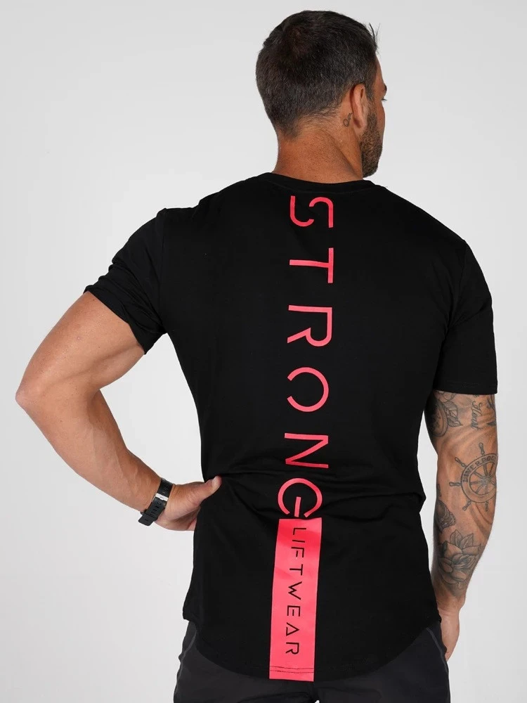 209 nouveaux hommes Muscle Fitn entraînement Gym T-shirt musculation vêtements de sport confortable respirant décontracté ort Sve haut