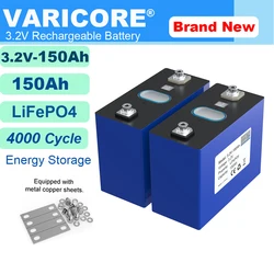 New 3.2V 150Ah LiFePO4 battery phosphate Cell DIY 4s 12v 24V Motorcycle Electric Car travel Solar inverter Batteries Duty-free