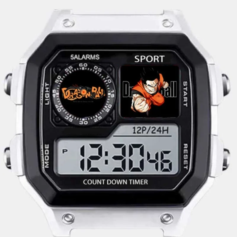 Dragon Ball Son Goku Cartoon Son Gohan LED Digital Watch Multifunction Men Women Sport Electronic Watches Children Birthday Gift - view 5