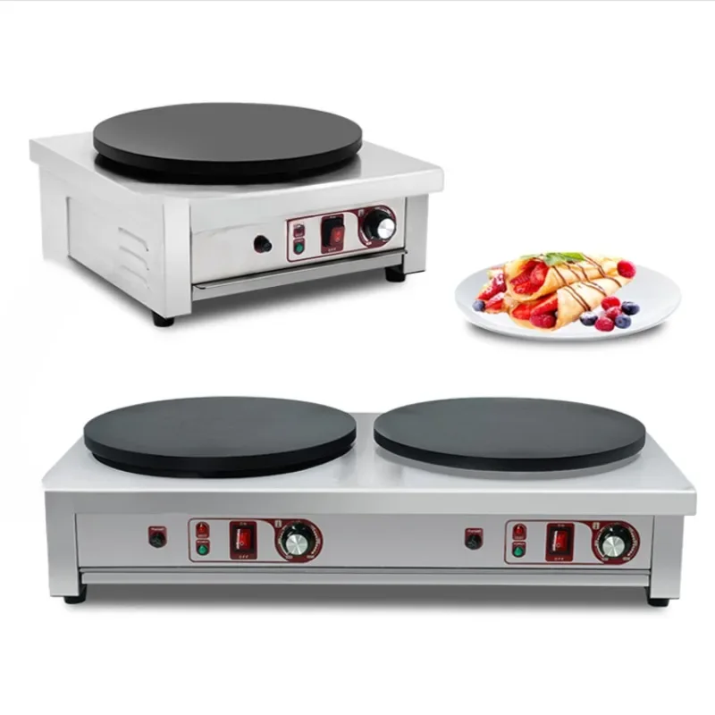 Commercial Automatic Pancake Maker Machine Crepe Makers And Hot Plate Industrial Electric Crepe Making Machine