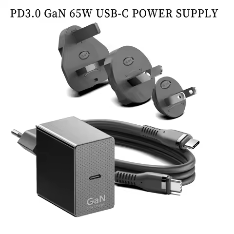 GaN PD 65W USB C Charger for Nintendo Switch 2 &amp; ROG Ally, Tablet,Laptop,Fast Charging for Steam Deck, Galaxy, Pixel, iPhone 16