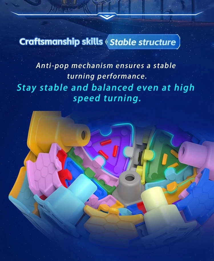 [JudyCube] Diansheng Galaxy Megaminx M Quebra-cabeça magnético sem adesivos Cubo mágico Diansheng 3x3 Megaminx