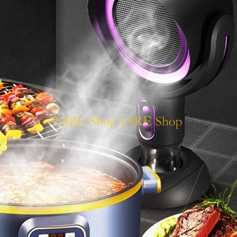 L8RE Desktop Hood Praktis Ekstraktor BBQ Luar Ruang Untuk Makan Malam Bernavorful
