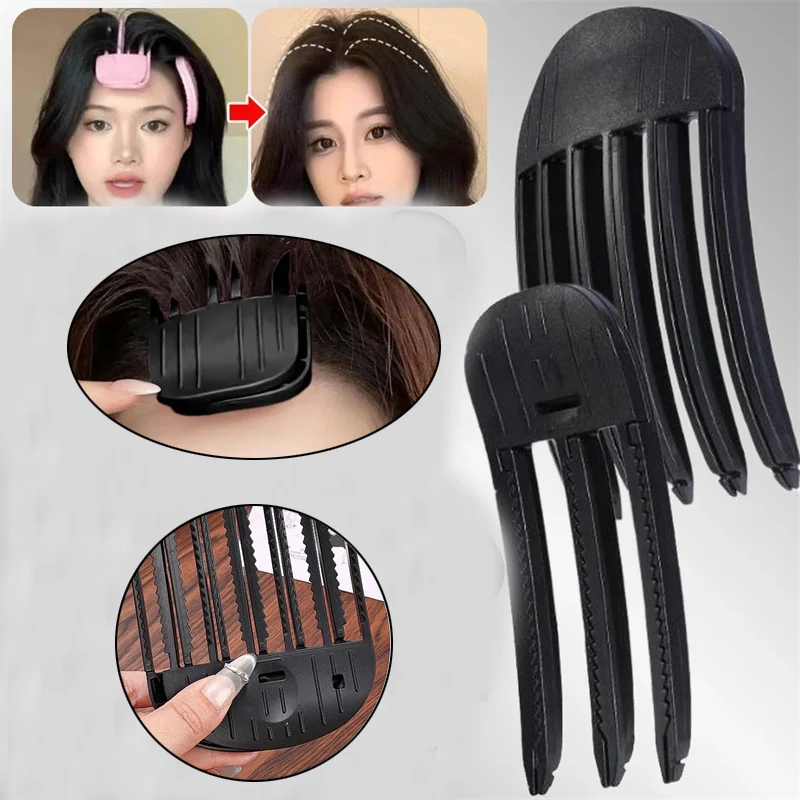 Fluffy Hairpin Curling Bangs Clips Hair Roots Volumizing Hair Clips 3/6Teeth Women Fixed Shape Clips Volume Hair Curling Roller