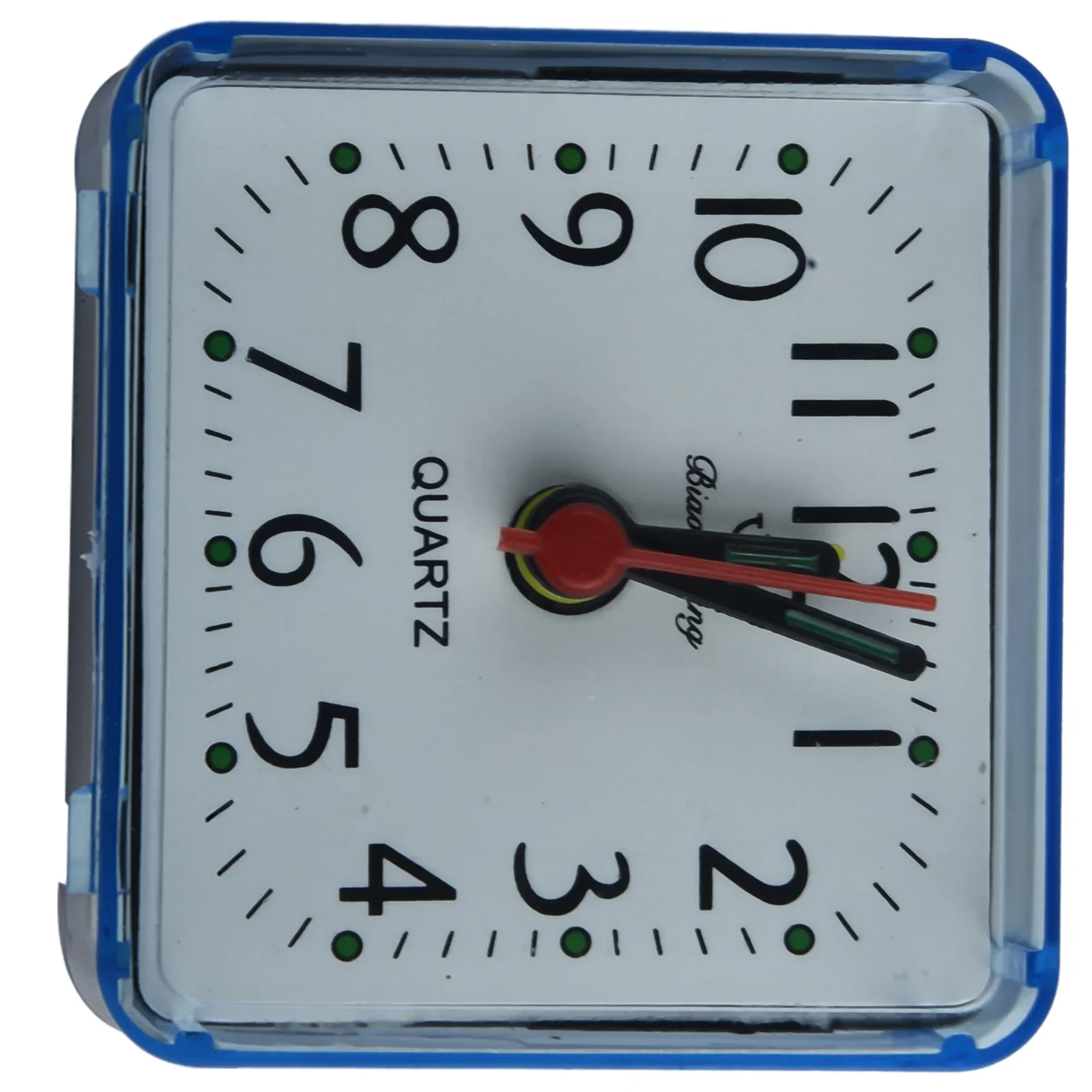 Wake Up Clocks Alarm Clock 1 AA Battery PVC No Tick Silent 1 Pcs 6.2x3x5.9cm Candy Colors Easy-To-Read Numbers