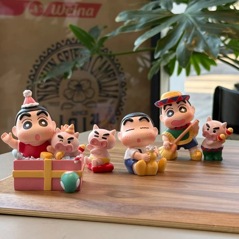 Xiaoxin caja ciega serie fat dudu figura bonita adornos de escritorio decoración de coche regalo de cumpleaños para niñas