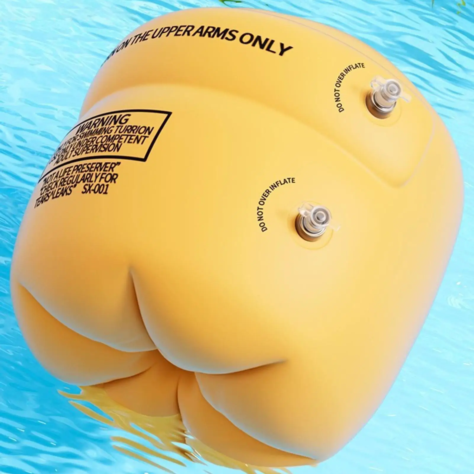 Schwimm-Armbänder für Kinder, aufblasbare Auftriebsarmstulpen, 1 Paar, aufblasbare, leichte Sicherheits-Schwimmarmbänder, Wasser-Schwimmhilfen – Detail 9