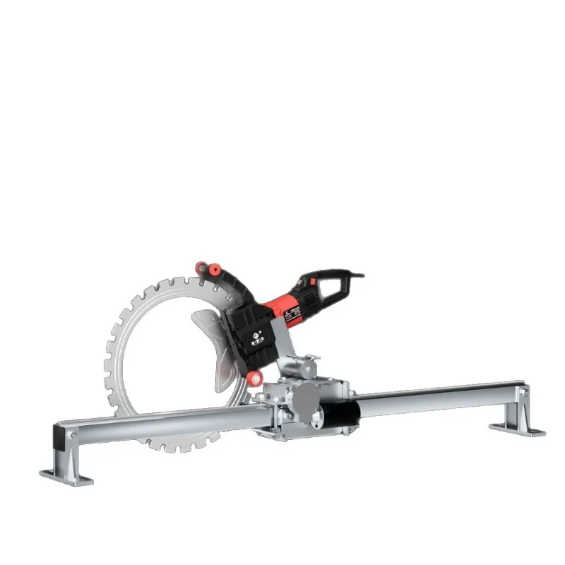 Automatic concrete wall cutter ring saw track opening door and window thickened stainless steel automatic walking ring saw track