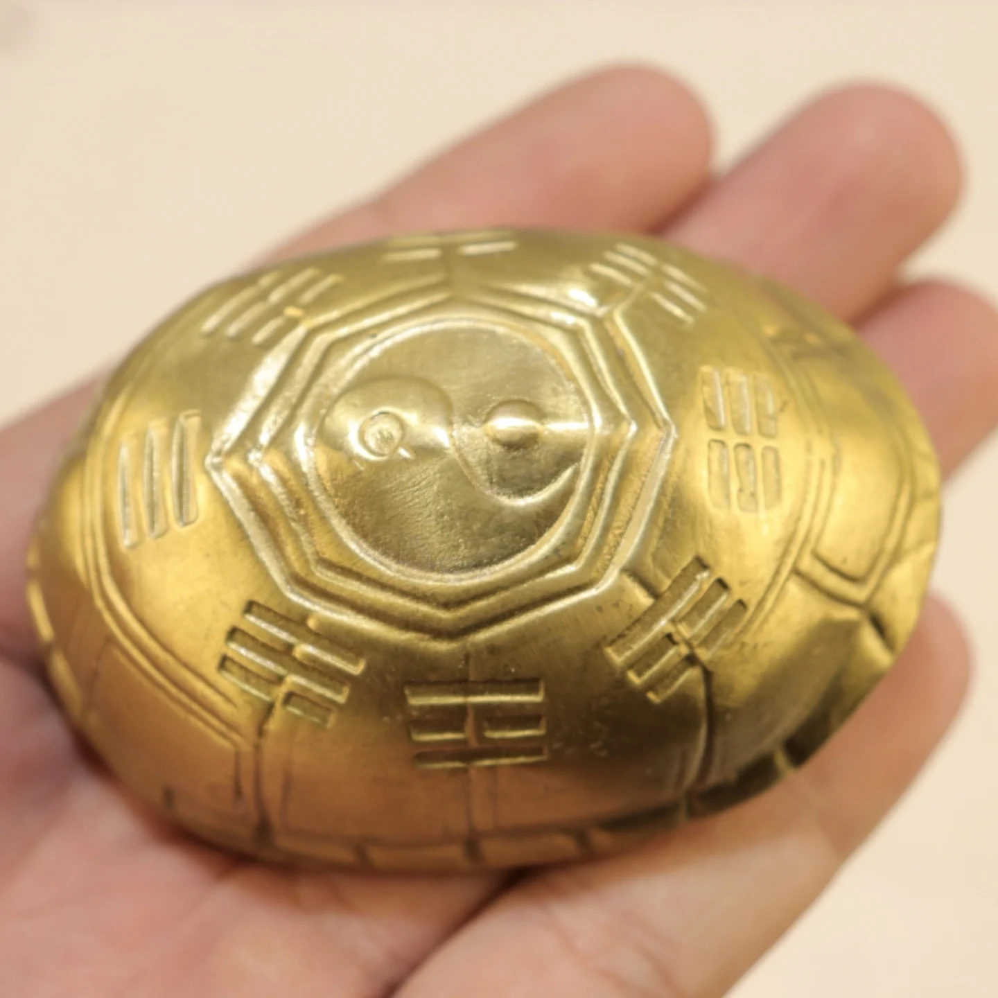 2025 Precision Craftsmanship Calculation Turtle Shell Wealth Jia Tian Ba Gua Turtle Shell Home Feng Shui Ornament