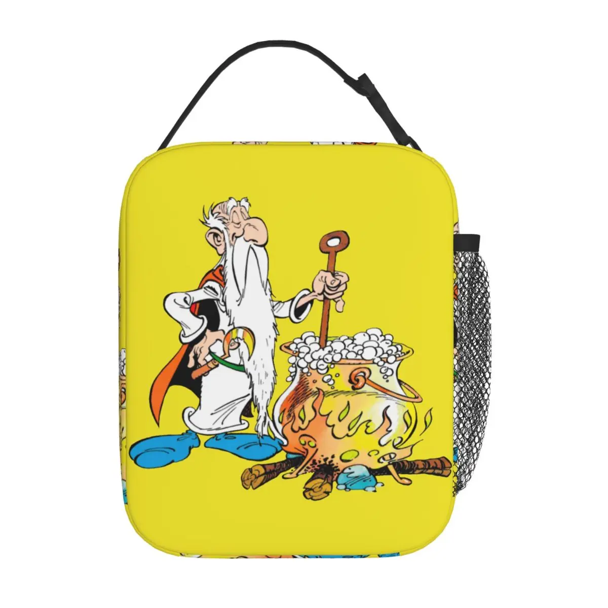 

Изолированная сумка для обеда Asterixs и Obelixs Термосумка Контейнер для еды, большая сумка-тоут с героями мультфильмов, ланч-бокс для мужчин и женщин, школьный открытый