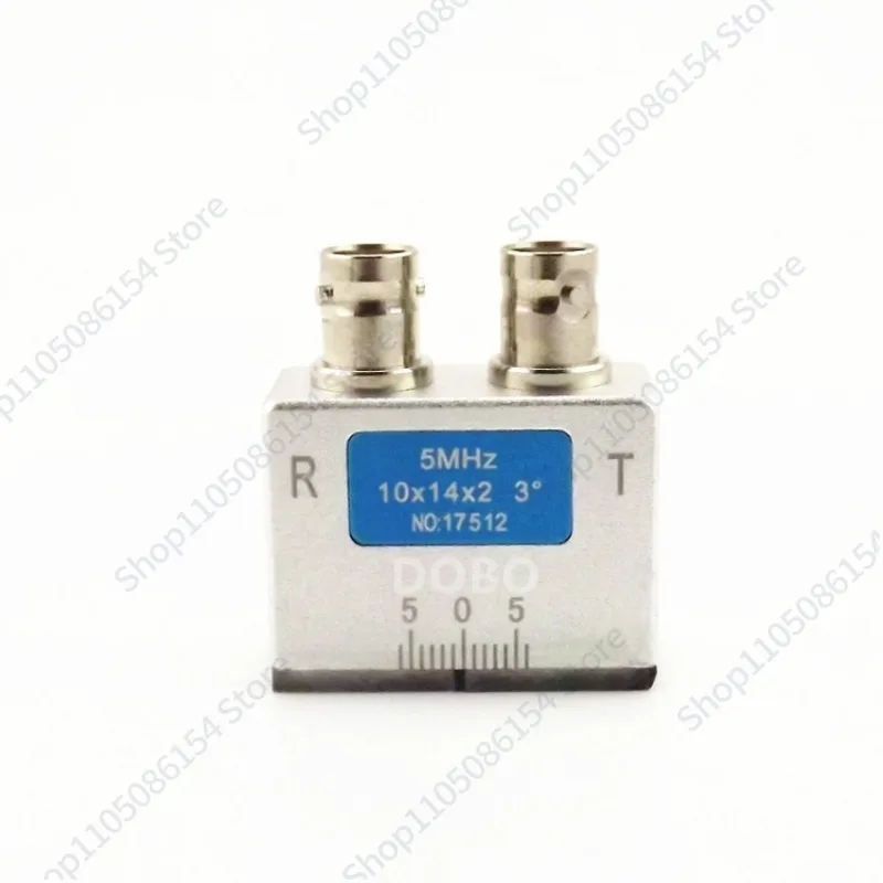 

Double crystal straight probe Ultrasonic flaw detector probe, focusing longitudinal wave transducer