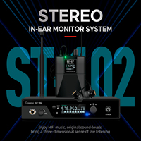 Debra ST-102 Stereo IEM Wireless In-Ear Monitor System Bluetooth Lossless Music Transmission For Stage Performances Recording