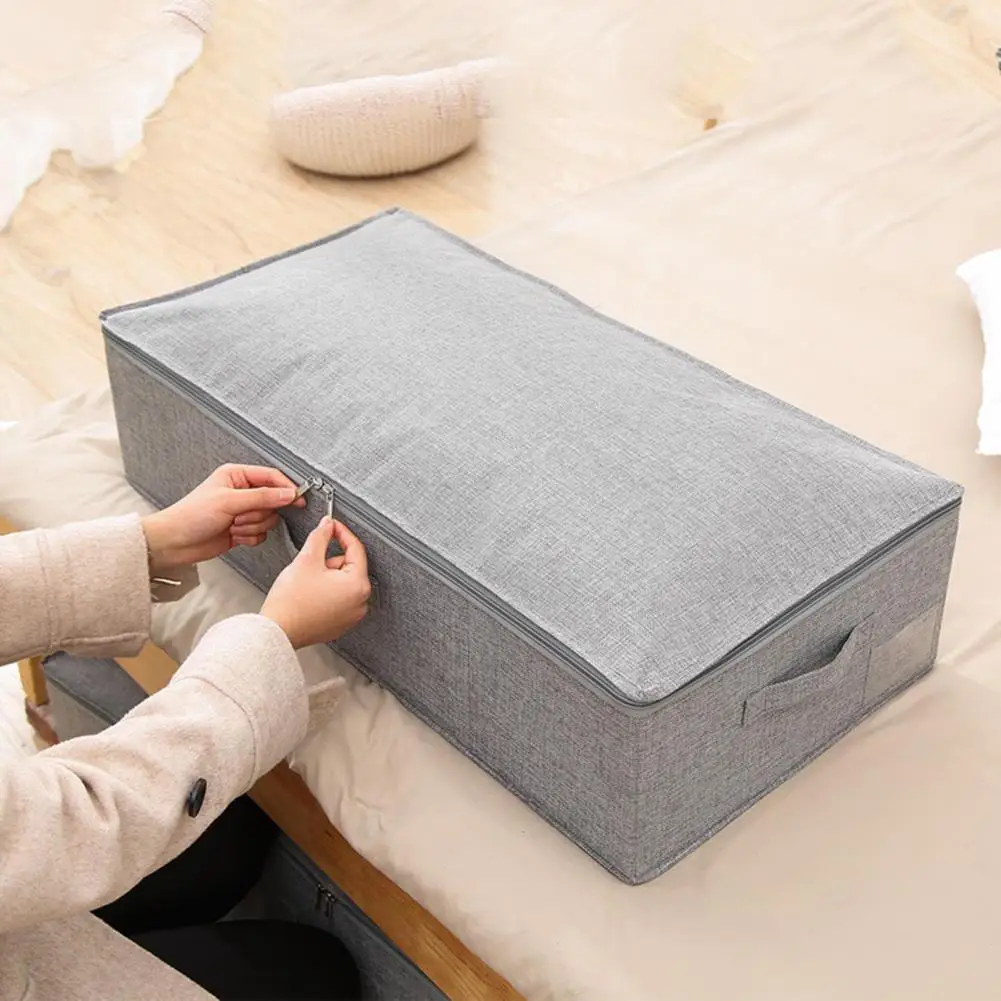 Quilt Storage Box Dustproof Wardrobe Organizers Dorm under Bed Winter Thick Quilt Storage Box Clothes Organizer Bedding Box