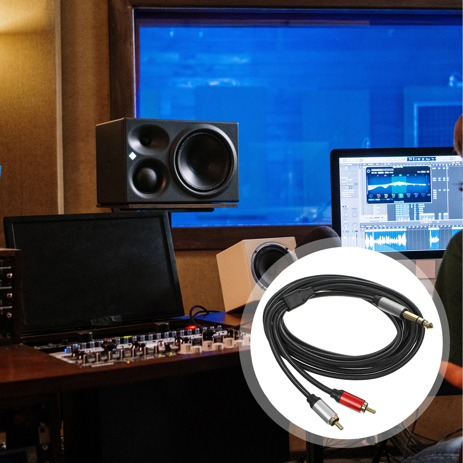 

Audio Cable 3 Pin Microphone Wire For Professional Audio Equipment Transferring Cord Power Amplifier Car Sound Splitter