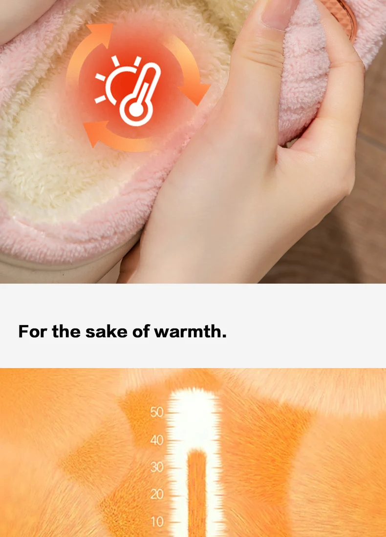 Niedliche Pilz-Winterhausschuhe für Damen und Herren, gestreifte Cord-Hausschuhe, weiches Plüschfutter, rutschfest, für den Innenbereich, Schlafzimmer, Bodenpantoffeln – Detail 4