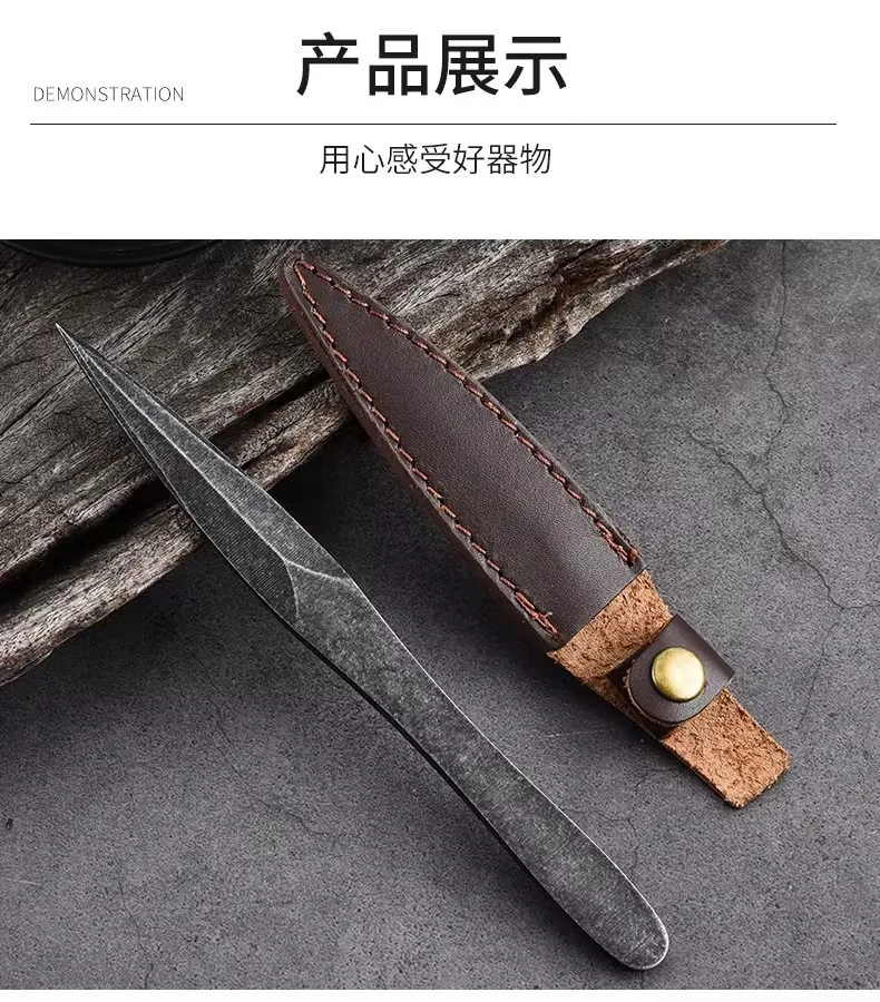 Hochwertiges handgefertigtes Teemesser, Teenadel, Teekonus, Stahl-Teenadel, schwarzer Teekuchen, Zubehör für Pu'er-Teesets – Detail 12