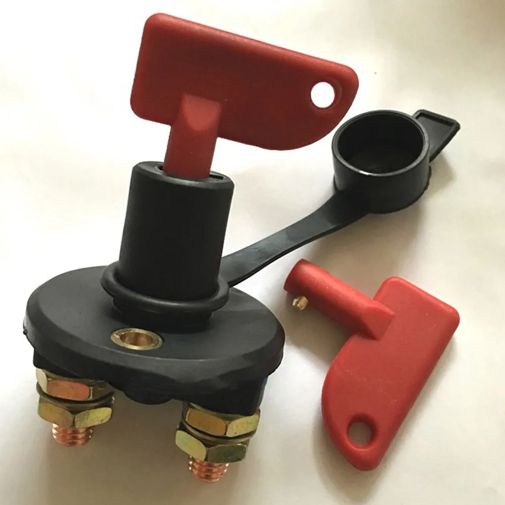 Battery Isolation The Power Key 1 2* Power Kill Key Red 100A Cut Off For Key Battery Isolator Switch Acht Electric Vehicle For