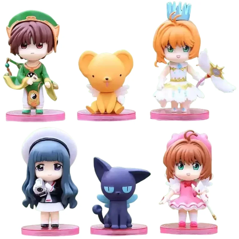 Q-Version, Figur zum Sammeln, Anime-Dekoration, Display-Spielzeug aus der Card Captor Sakura-Serie, zwei dimeonale kulturelle Derivative