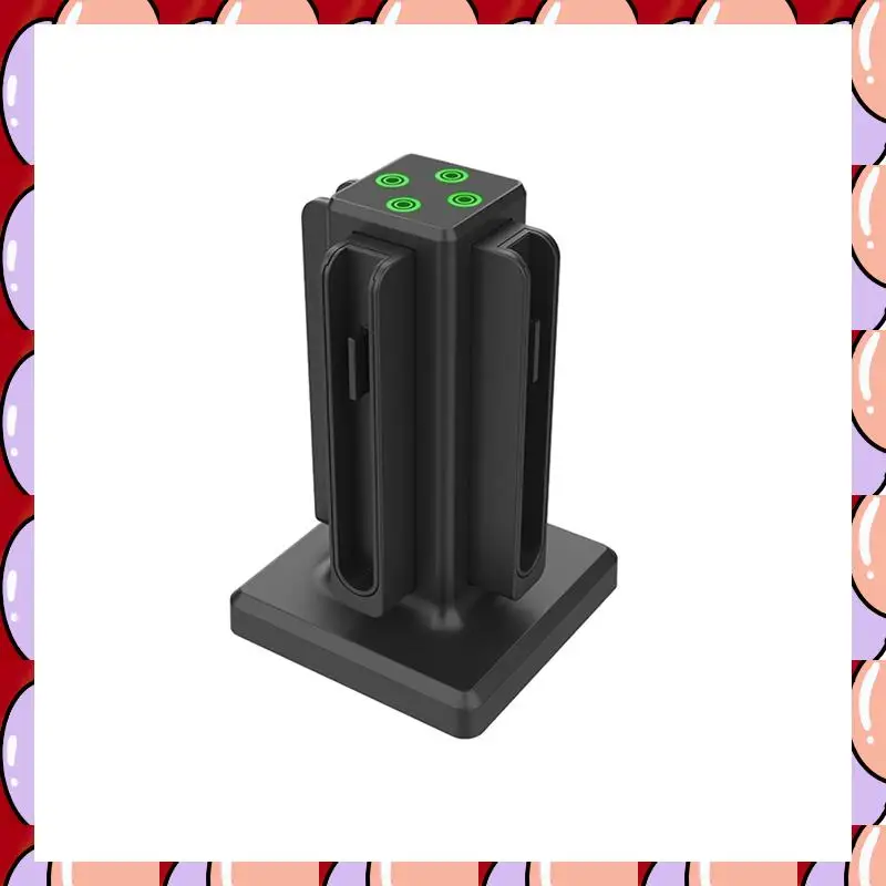 

Зарядная док-станция A72Z для Nintendo Switch, полностью совместимая с 4 джойстиками, эффективная зарядная станция, игровой аксессуар с ключом