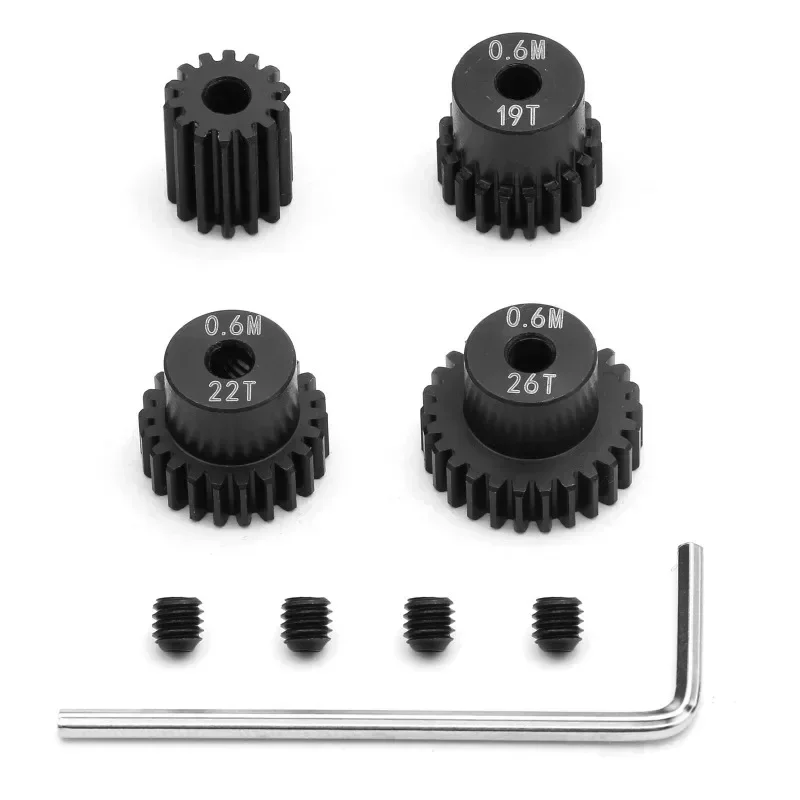 

FOR MJX 14201 14303 16208 16210 Steel Motor Gear 14T 19T 22T 26T RC Car Upgrade Parts Accessories