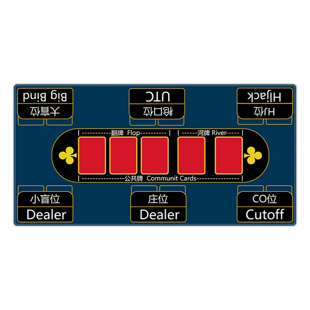 

Playing Card Mat Tablecloth Rubber Poker Mat Dice Game Table Mat Party Game Chess and Card Table Mat Entertainment Accessories