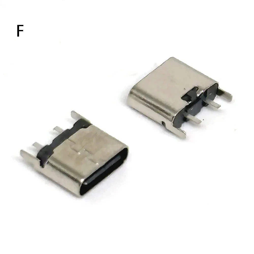 5 Stück Micro-USB 2-Pin 90/180 Grad Horizontal Vertikal B-Typ C Buchse Micro-USB-Anschluss 2-Pin Ladebuchse Steckverbinder – Detail 5