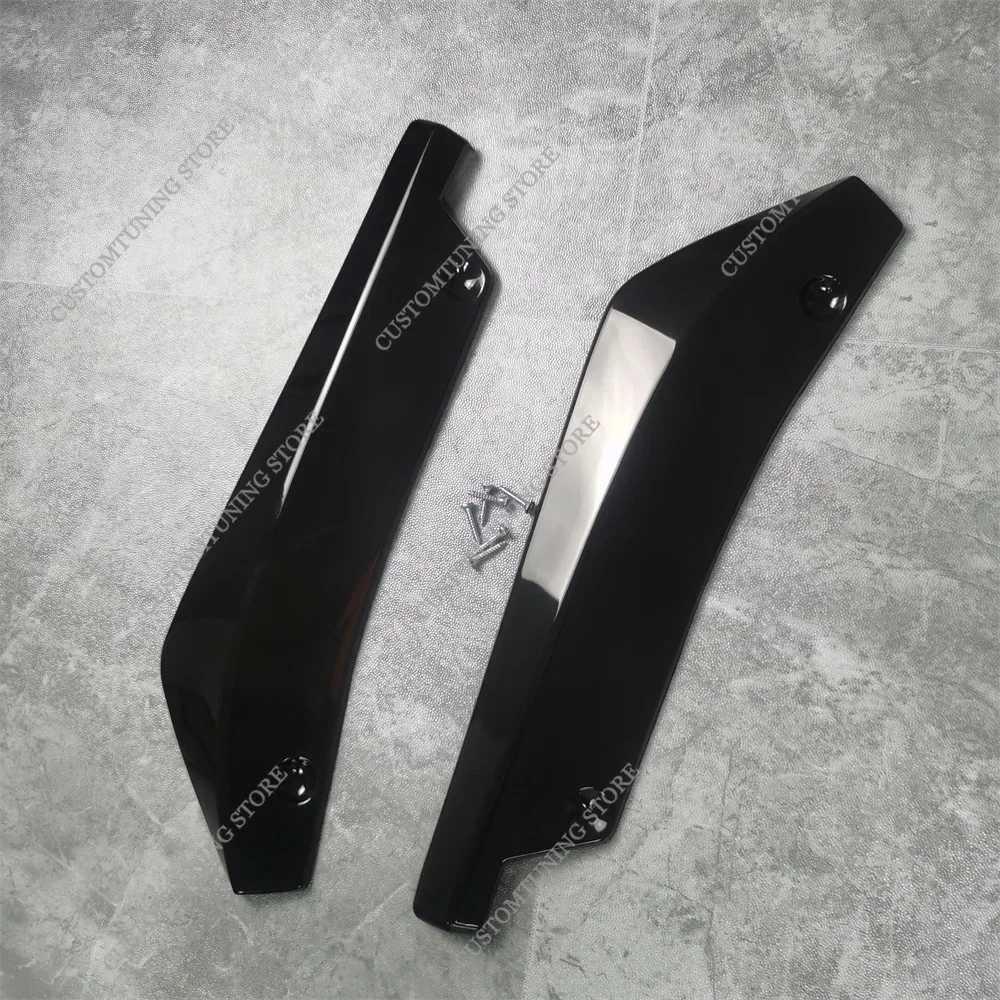 Gloss Black Rear Bumper Side Splitters For Hyundai Tucson MK4 NX4 N-Line 2021-2023 Rear Diffuser Exhaust Trim Splitter Bodykits view 6
