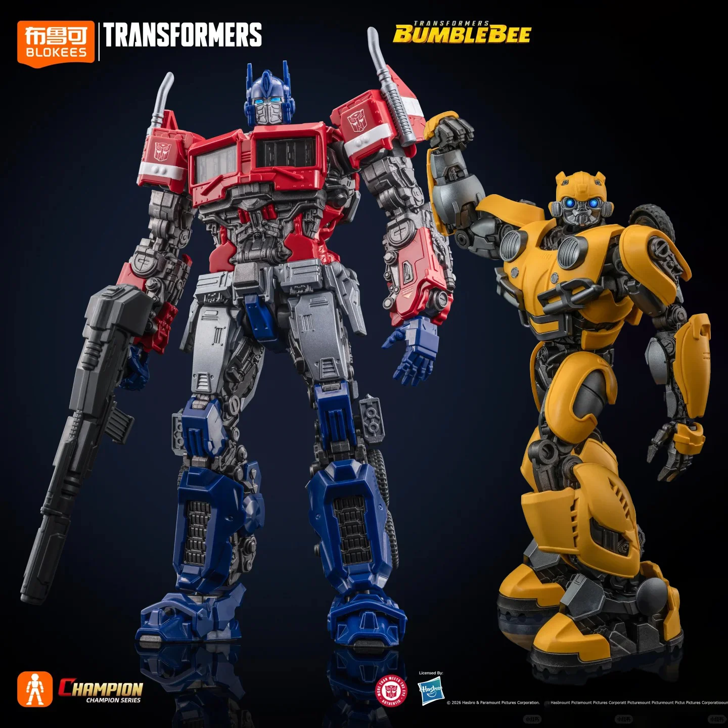 Model Kit Optimus - Novos Bonecos de Ação BLOKEES Transformers