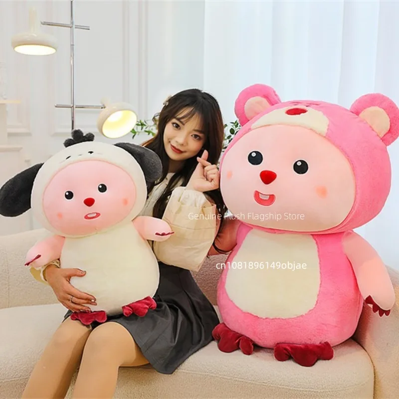

90cm Super Big Size Loopy Cross-dressing Sanrio Anime Plush Stuffed Doll Kawaii Room Decoration Plushies Pillow Ornaments Gifts