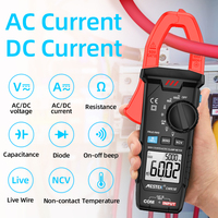 MESTEK 600A Digital Clamp Meter DC/AC Multimeter Current Clamp 6000 Counts NCV True RMS Pinza Amperimetrica Auto Pliers Ammeter