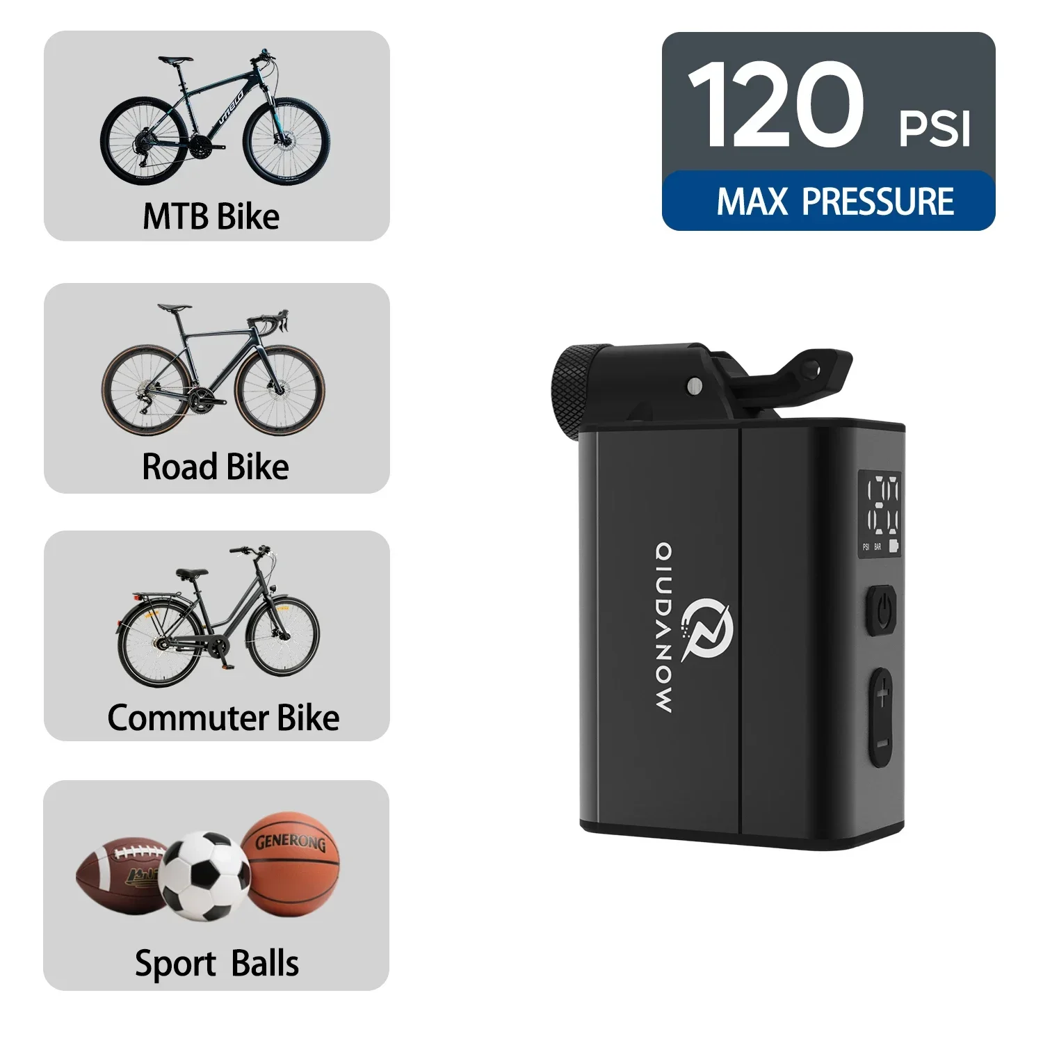 �y�Z�[�����z�~�j�|�[�^�u���d���|���v ���]�ԃ^�C���p �R�[�h���X�^�C�� 120PSI �f���A�� 480mAh USB-C �[�d�� �v���X�^�E�V�����[�_�[�E�_�����b�v�o���u�Ή�